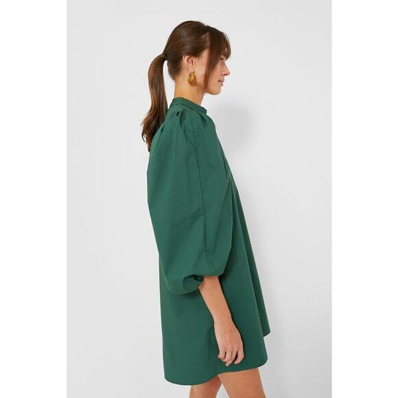 POMANDER PLACE Emerald Green Astrid Dress Size XS NWT Retail $128 Tuckernuck - Picture 5 of 7